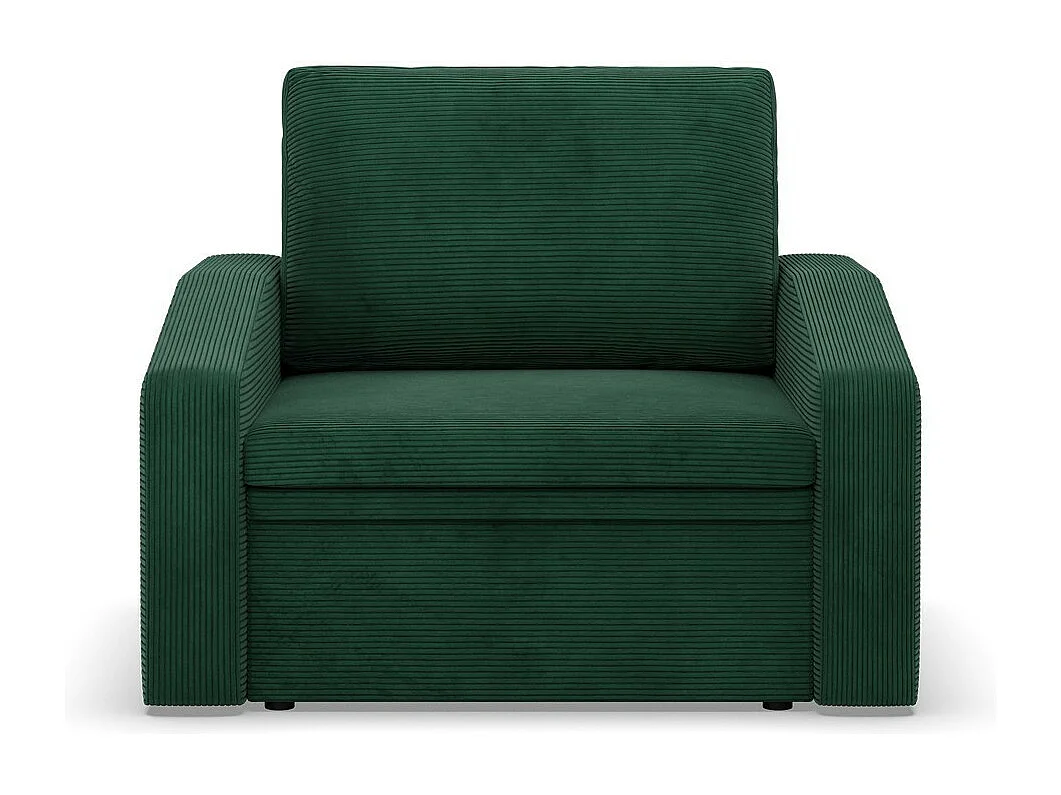 Chaise longue pour le salon, Corde - Vert foncé