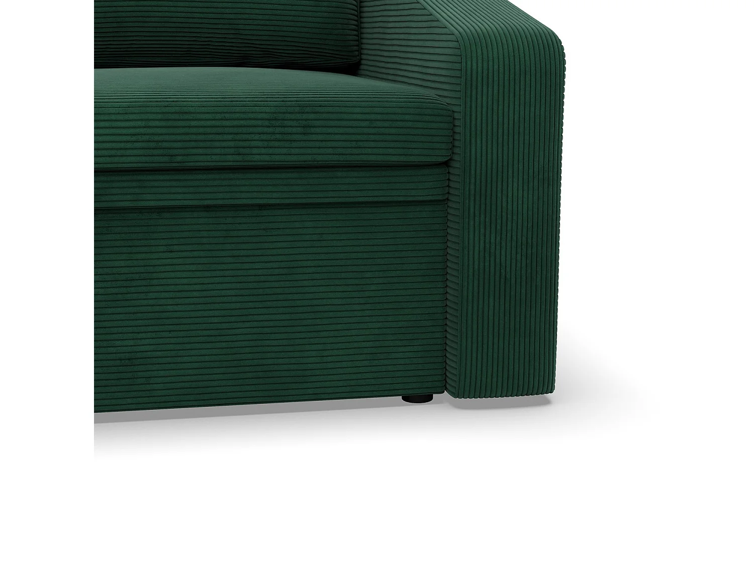 Chaise longue pour le salon, Corde - Vert foncé