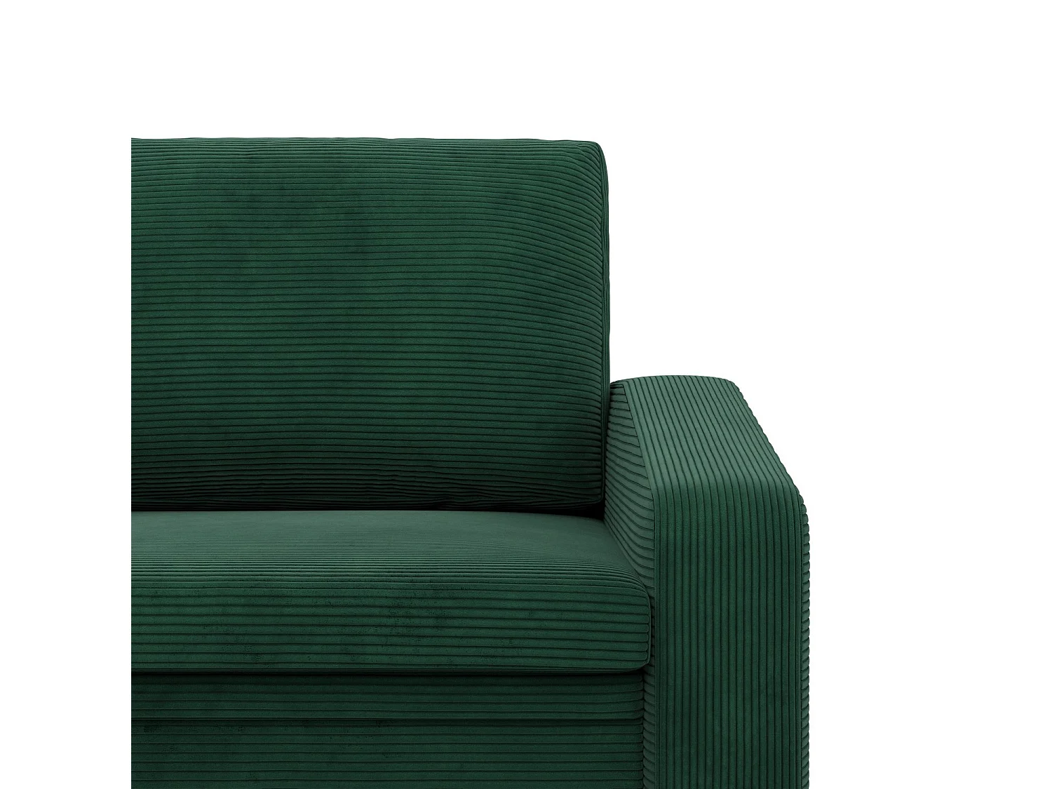 Chaise longue pour le salon, Corde - Vert foncé