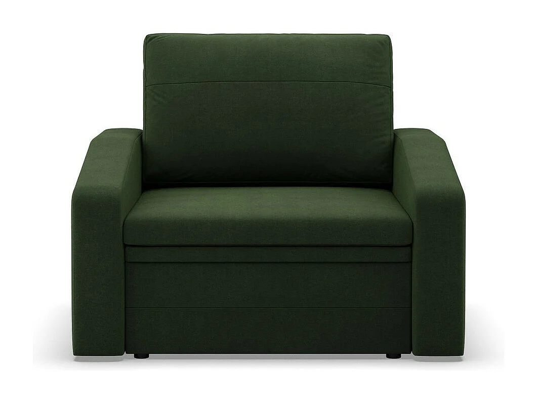 Fotel wypoczynkowy do salonu, kolor granatowy