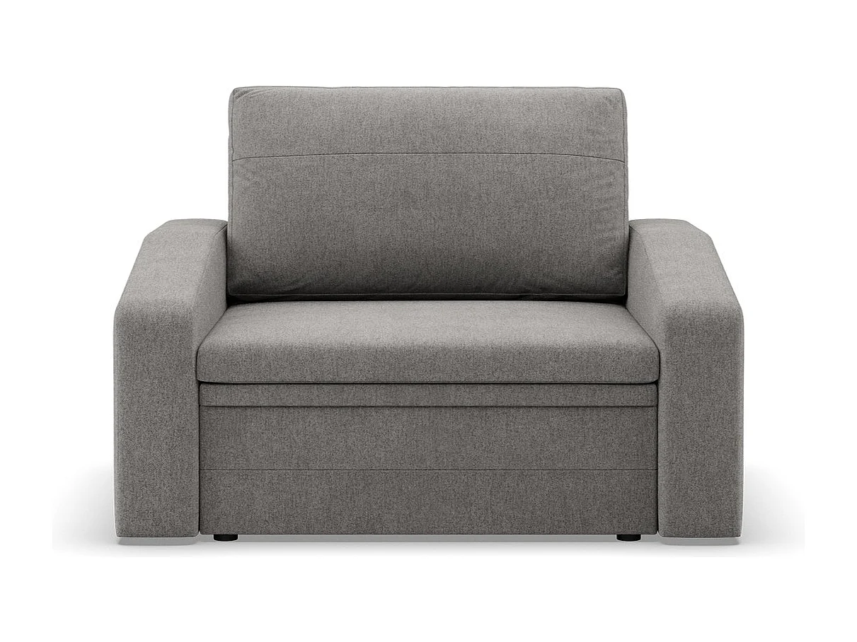 Fotel wypoczynkowy do salonu, kolor ciemnoszary