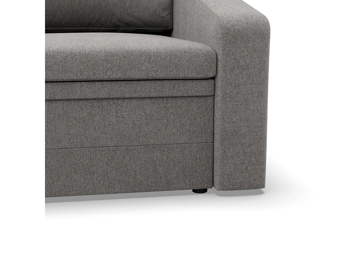 Fotel wypoczynkowy do salonu, kolor ciemnoszary