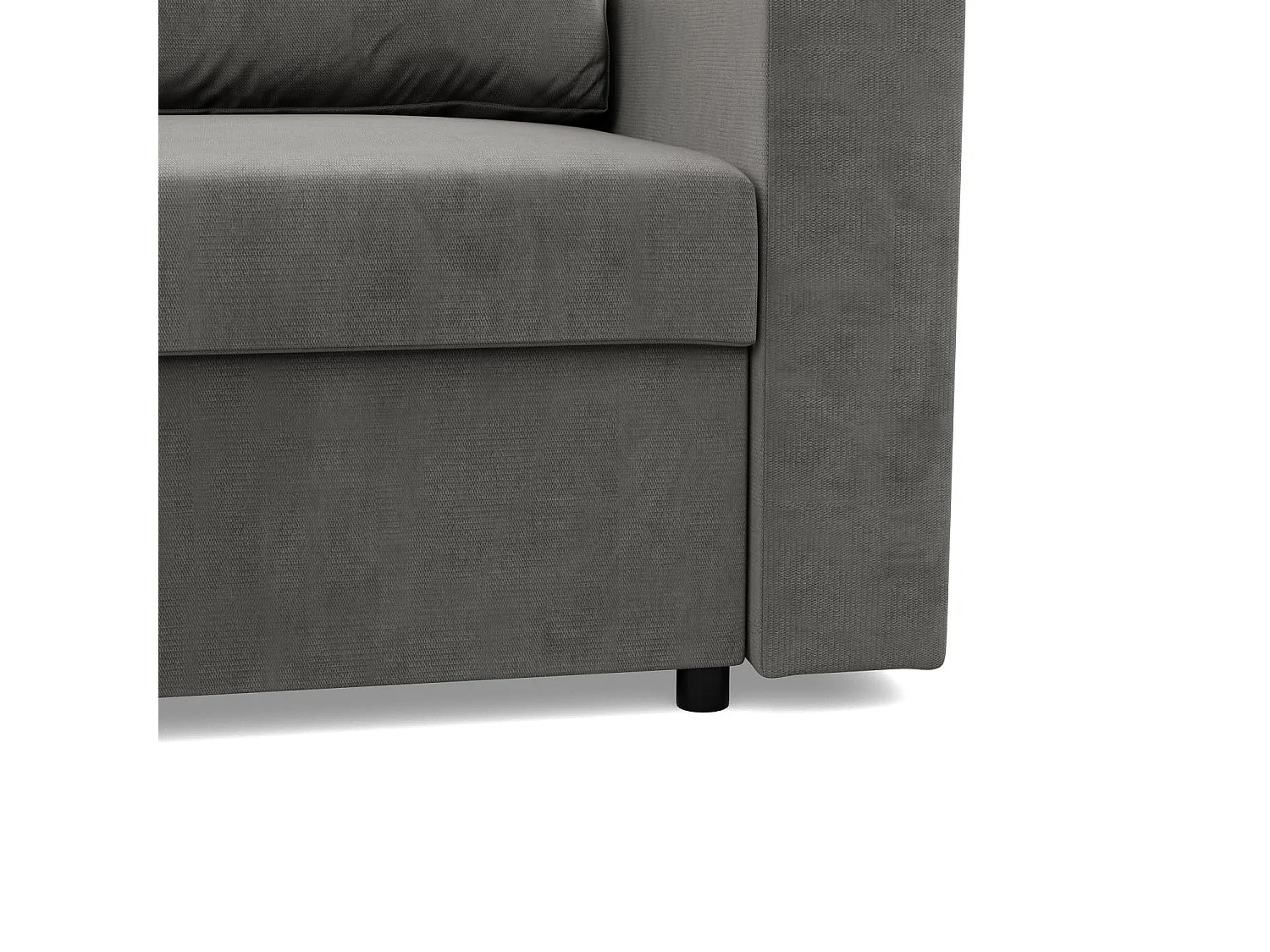 Fotel wypoczynkowy do salonu, jasnoszary