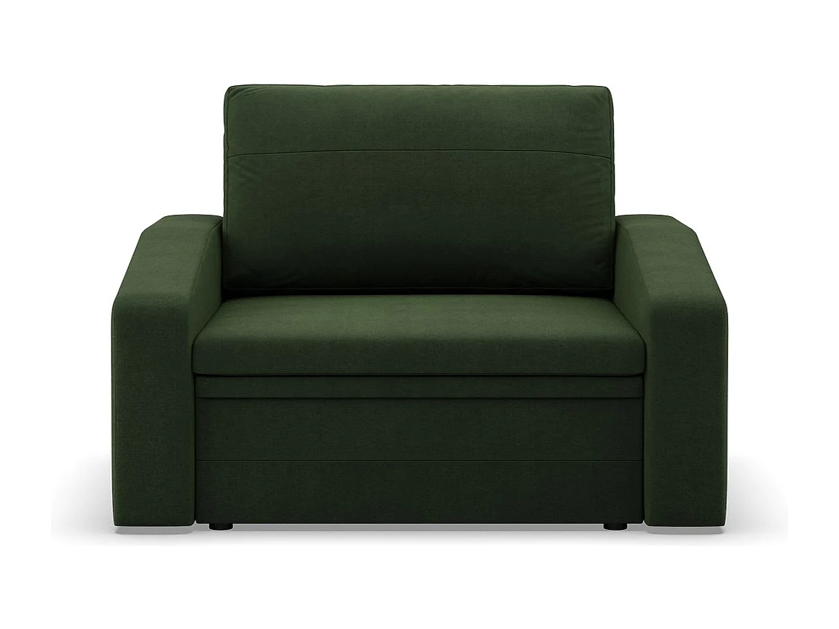 Fotel wypoczynkowy do salonu, kolor granatowy