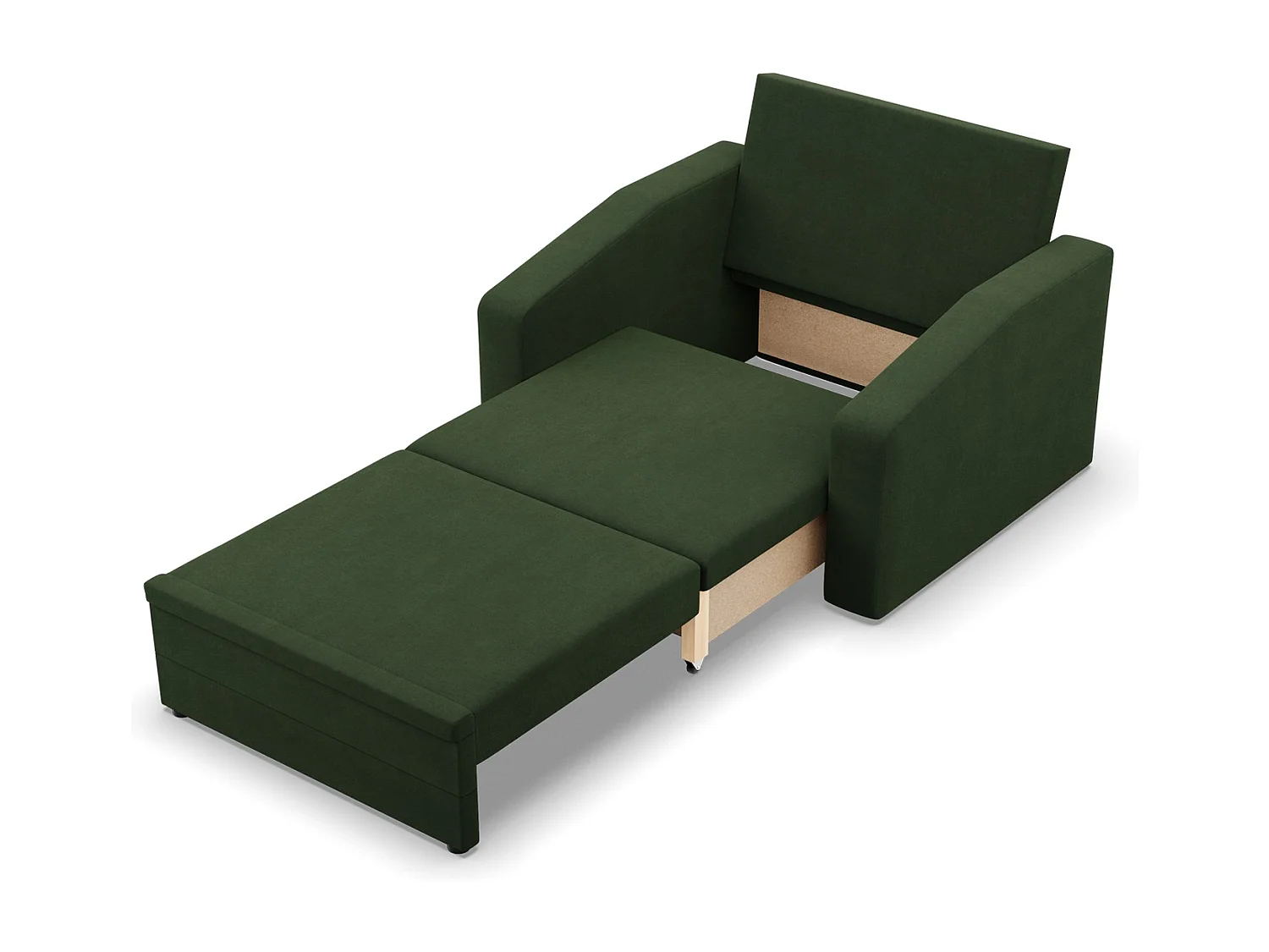 Fotel wypoczynkowy do salonu, kolor granatowy