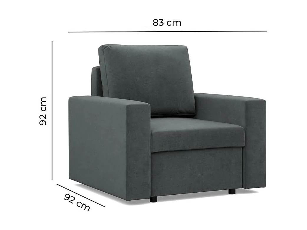 Chaise longue pour le salon, Brun