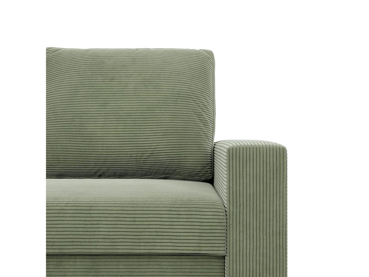 Chaise longue pour le salon, Corde - Vert