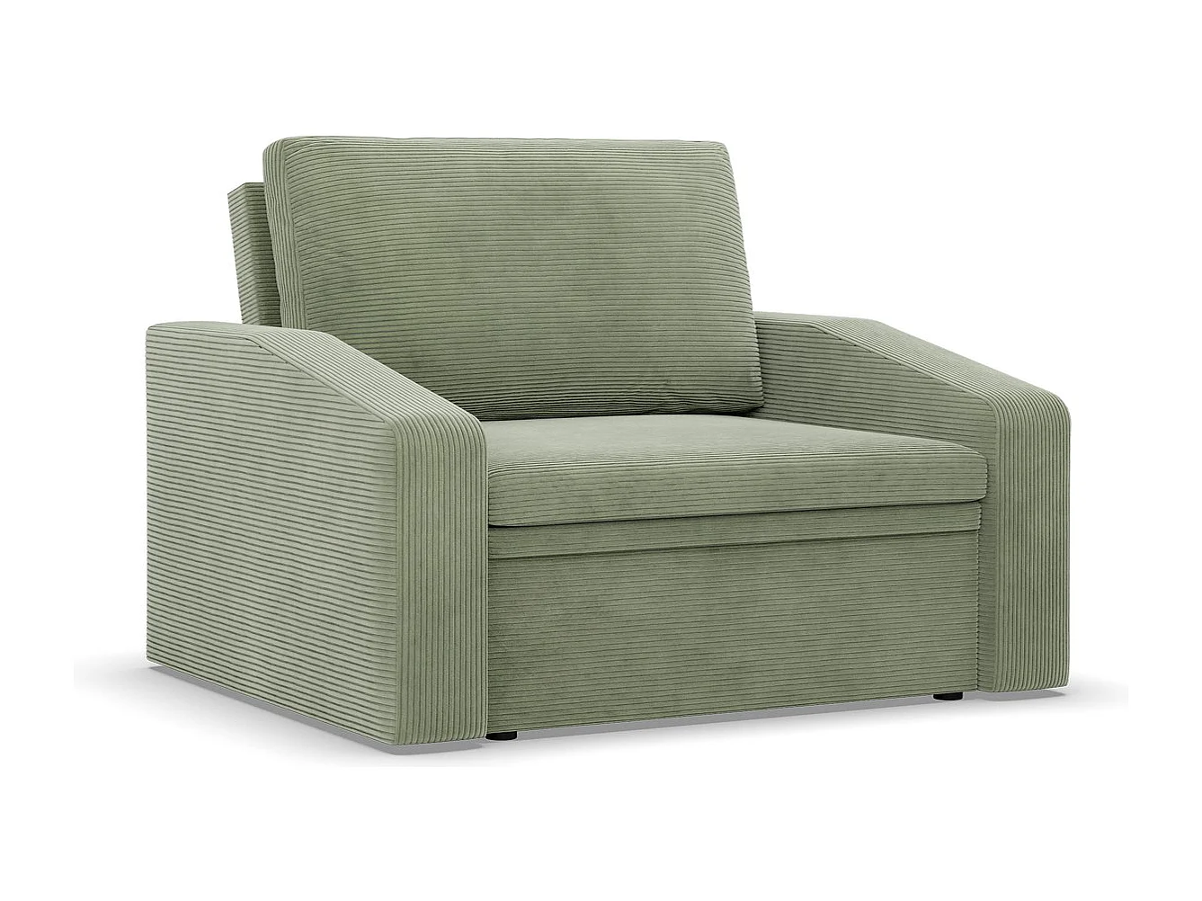 Chaise longue pour le salon, Corde - Vert
