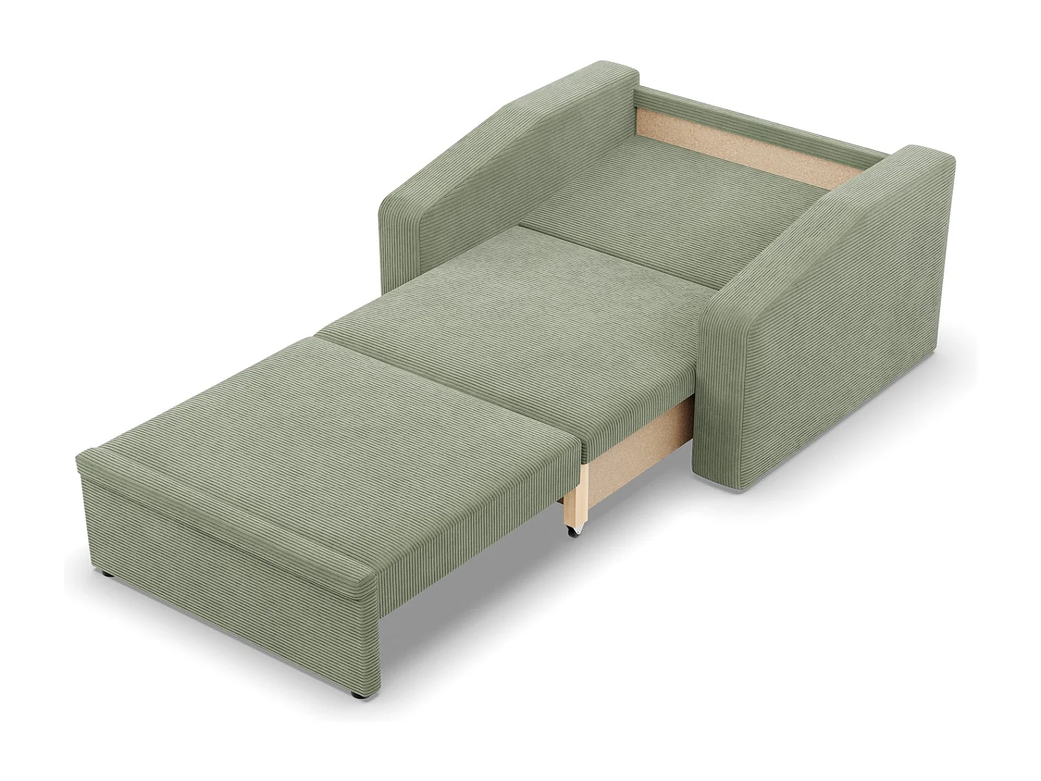 Chaise longue pour le salon, Corde - Vert