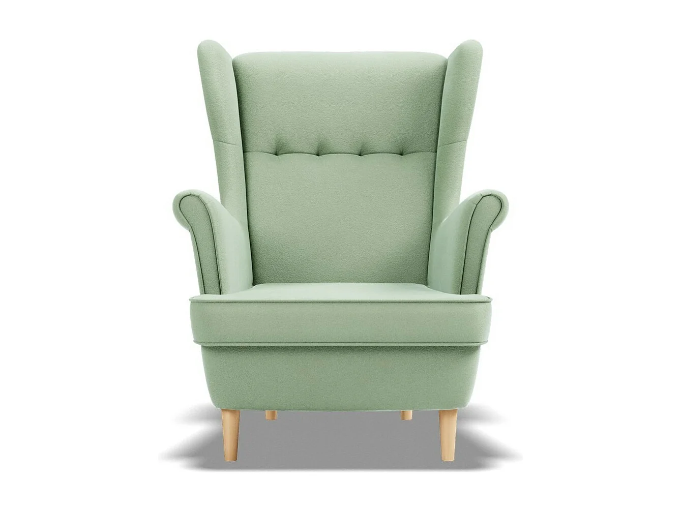 Chaise longue pour le salon, Vert clair