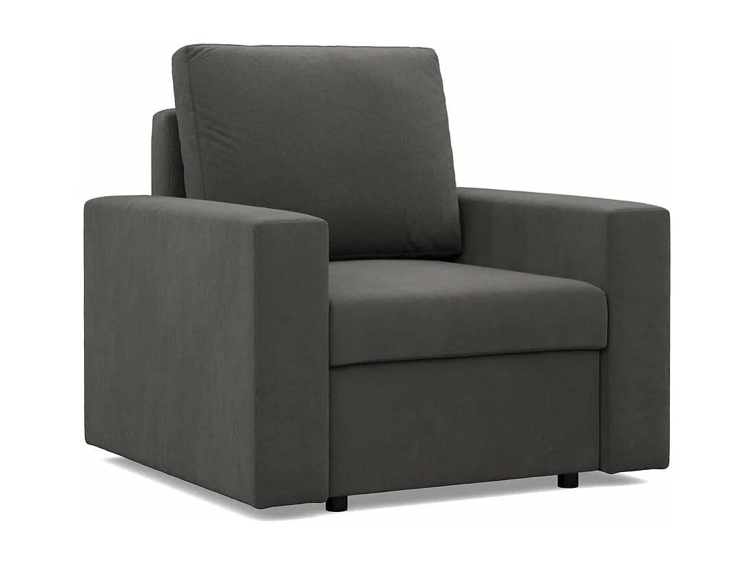 Fotel wypoczynkowy do salonu, szary