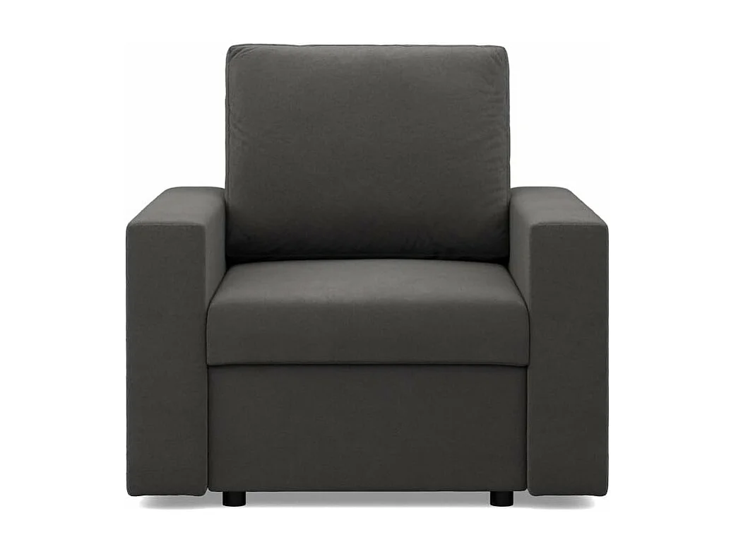 Fotel wypoczynkowy do salonu, szary