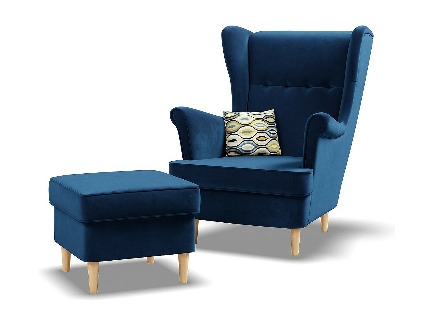 Repose-pieds pour fauteuil, Vert