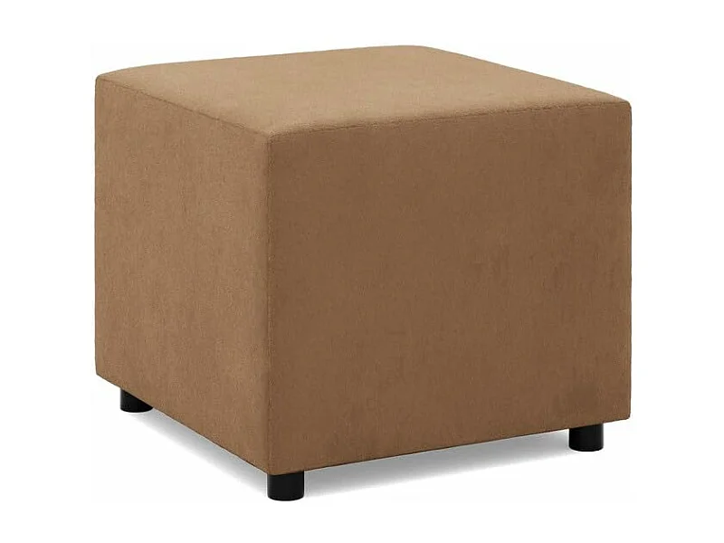 Pouf pour le salon 50 x 50 cm, Brun