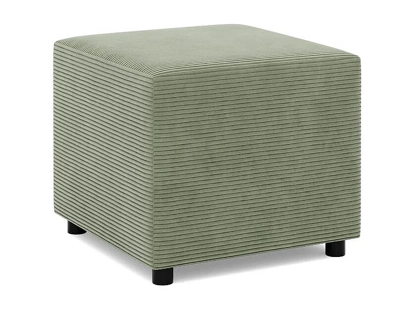 Pouf pour le salon 50 x 50 cm, Corde - Vert