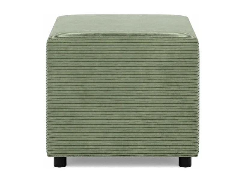 Pouf pour le salon 50 x 50 cm, Corde - Vert