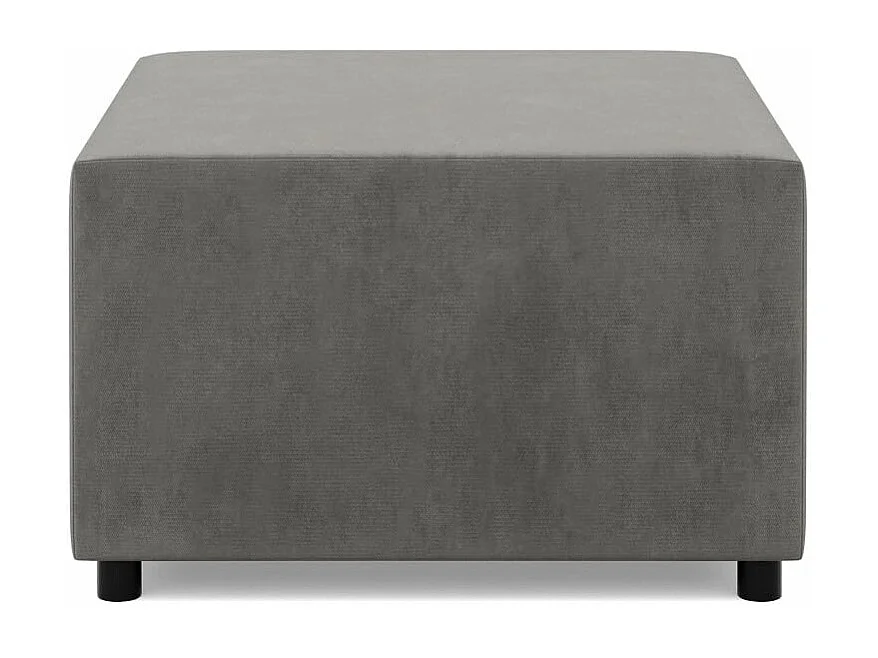 Pouf pour le salon 70 x 70 cm, Gris clair