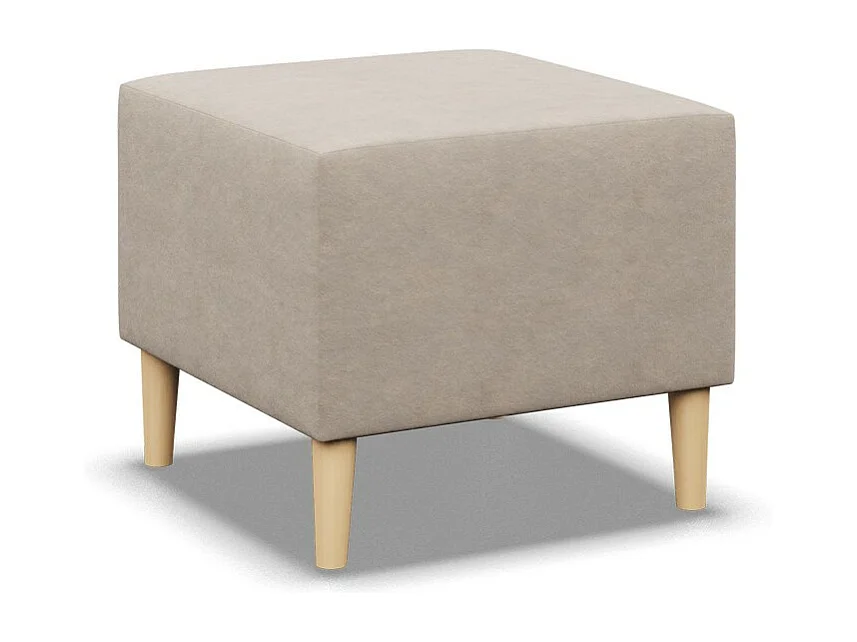 Pouf pour le salon 50 x 50 cm, Beige