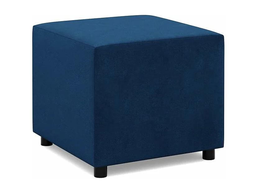 Pufa do salonu 50 x 50 cm, kolor zielony