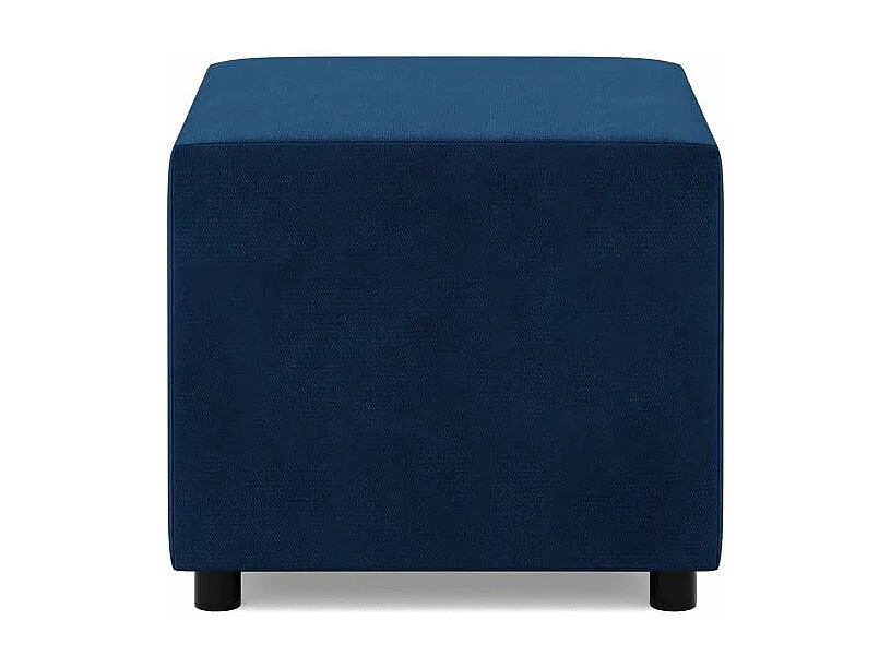 Pufa do salonu 50 x 50 cm, kolor zielony