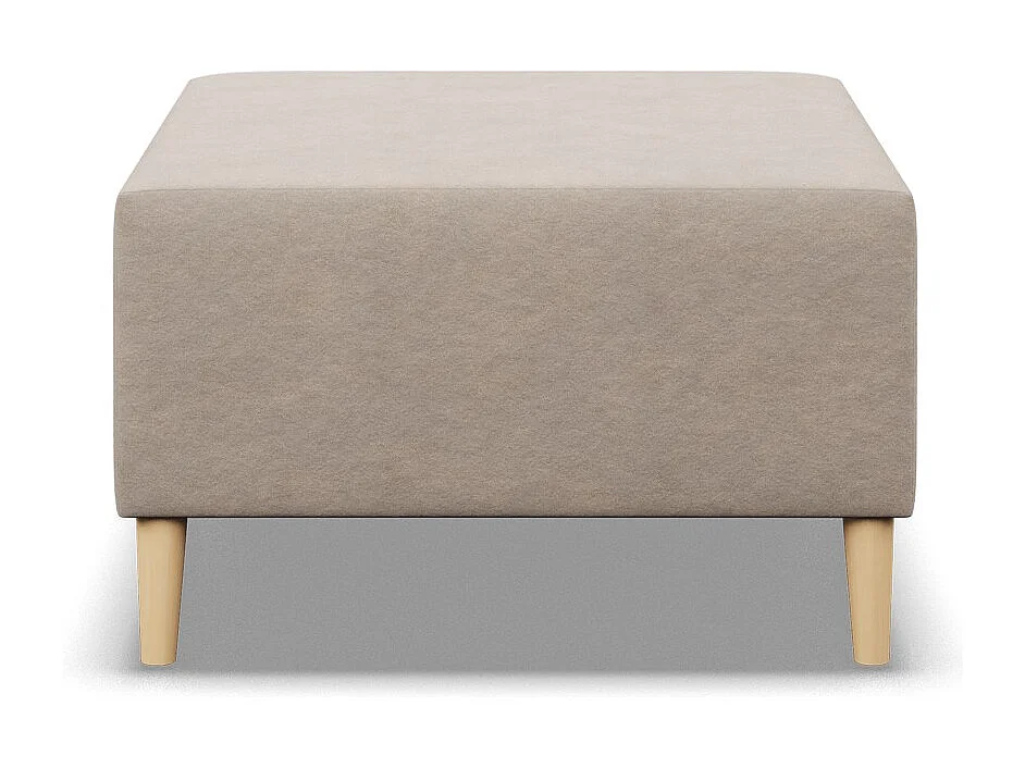 Pouf pour le salon 70 x 70 cm, Beige
