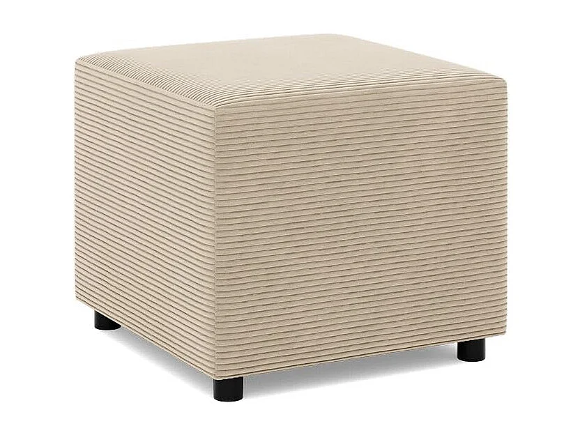 Pouf pour le salon 50 x 50 cm, Corde - Beige