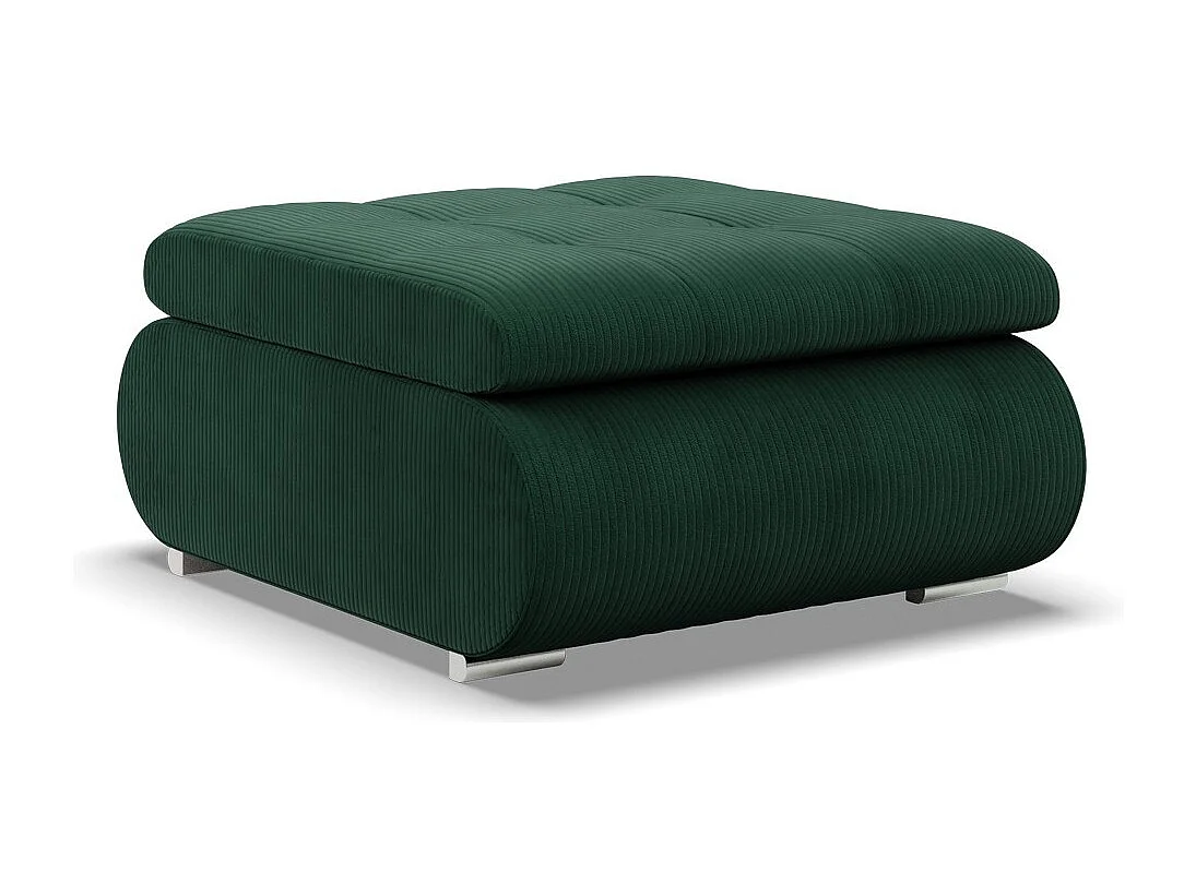 Pouf pour le salon, Corde - Vert foncé