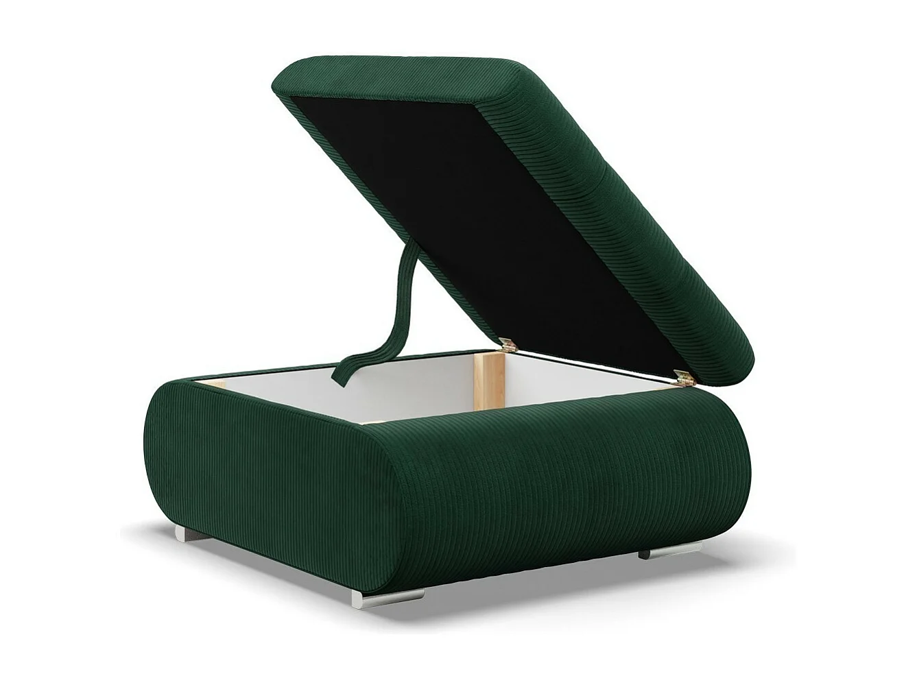 Pouf pour le salon, Corde - Vert foncé