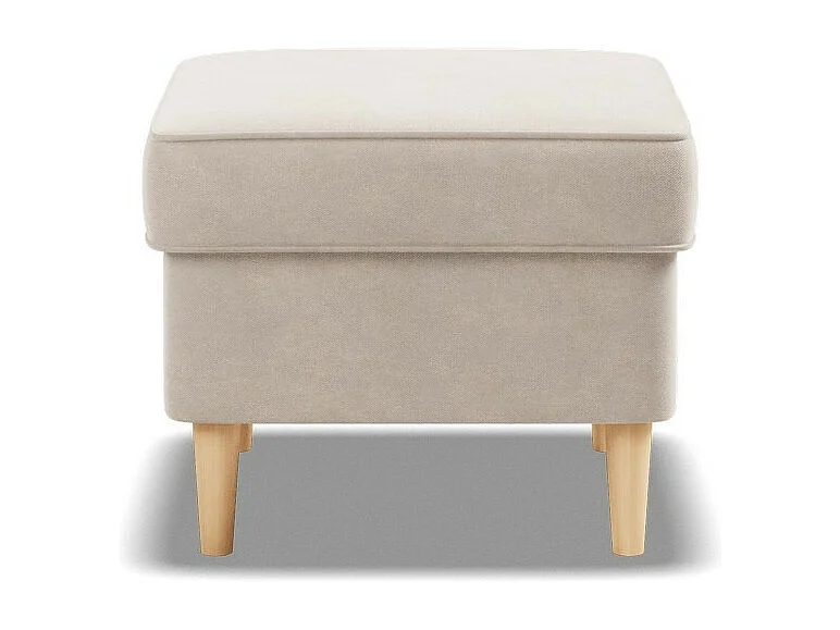 Podnóżek do fotela, beżowy