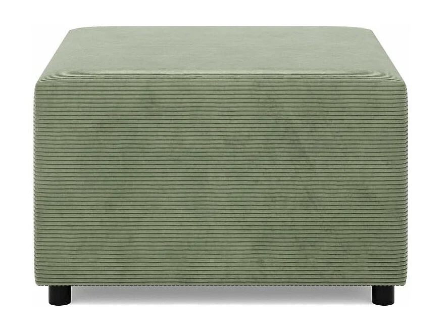 Pouf pour le salon 70 x 70 cm, Corde - Vert