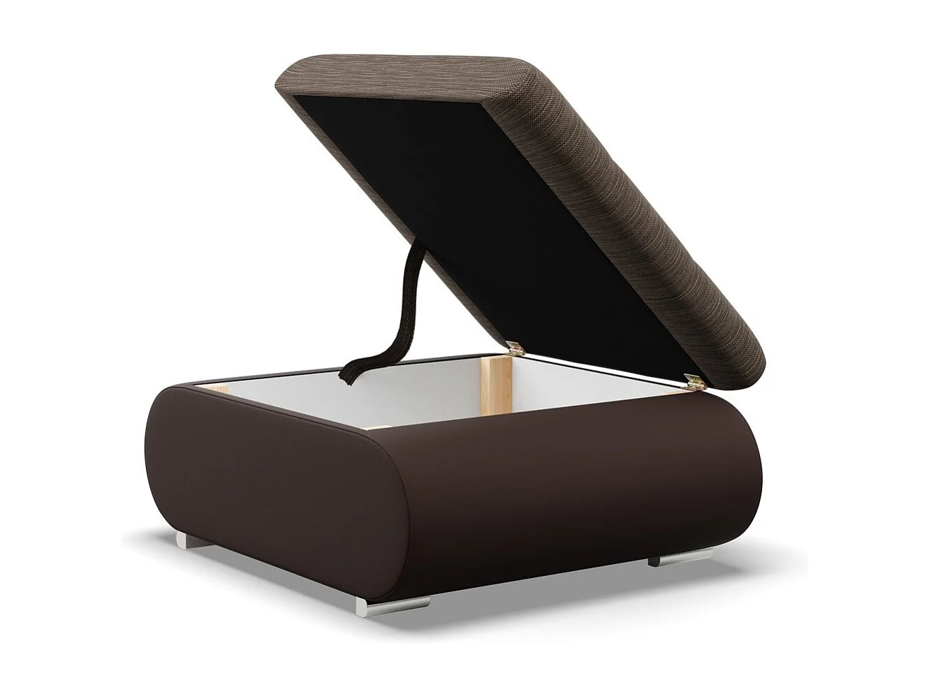 Pouf pour le salon, Brun + Brun