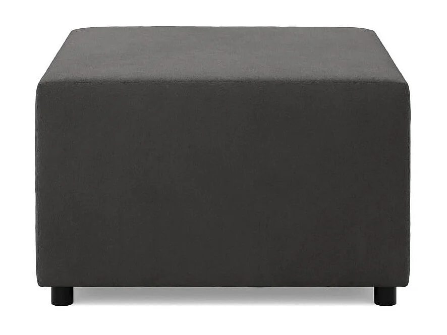 Pouf pour le salon 70 x 70 cm, Gris