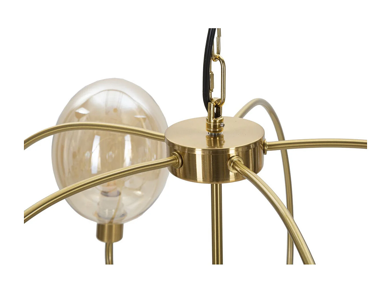 Lampe Suspension Design "Vienna" 100cm Or