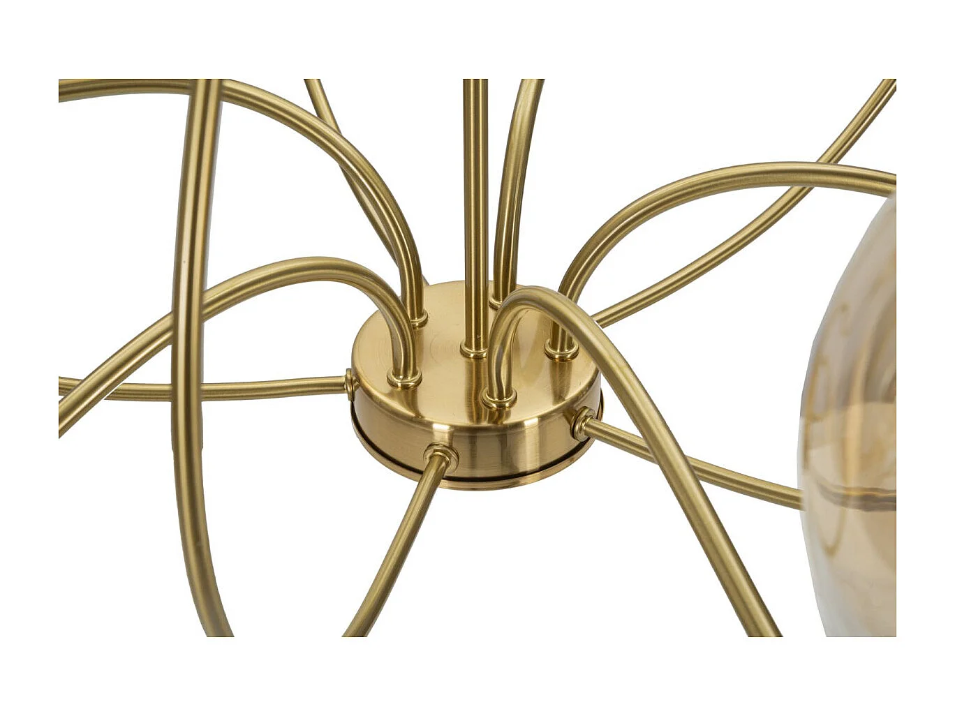 Lampe Suspension Design "Vienna" 100cm Or