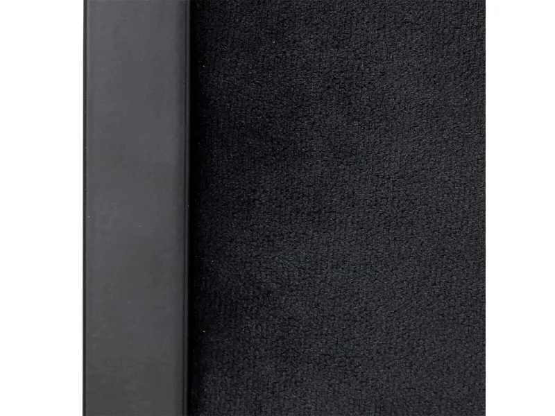 Chaise pliante carrée velours noir 5five