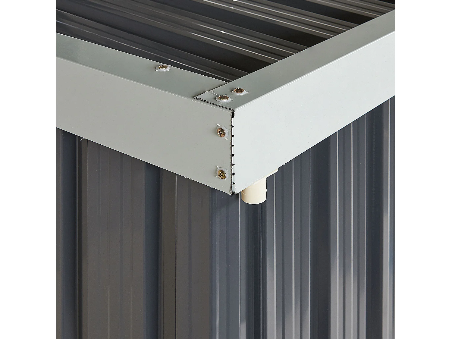 Domek narzędziowy UMBRIA Metal 98 cm 77 cm Czarny