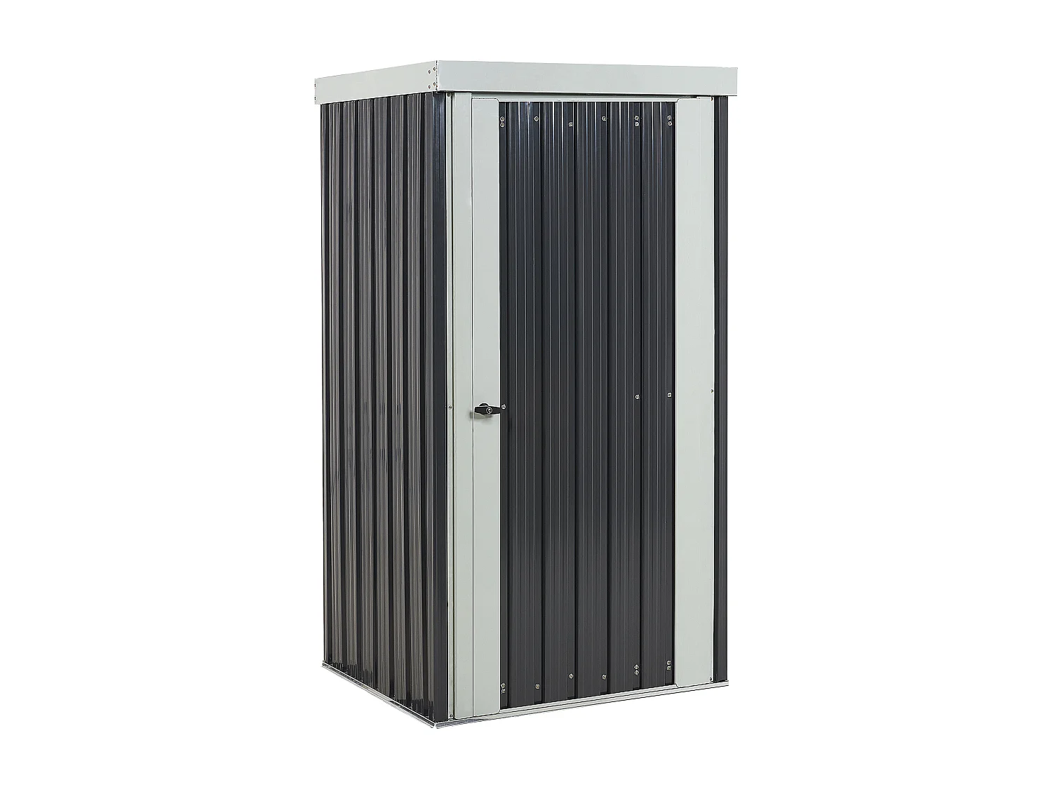 Abrigo de jardim UMBRIA Metal 98 cm 77 cm Preto