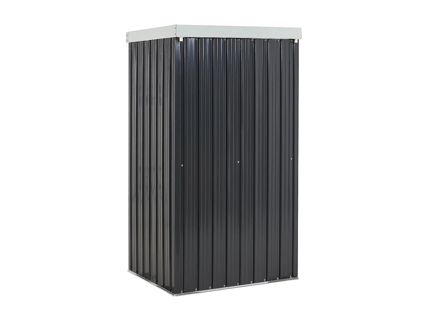 Abrigo de jardim UMBRIA Metal 98 cm 77 cm Preto