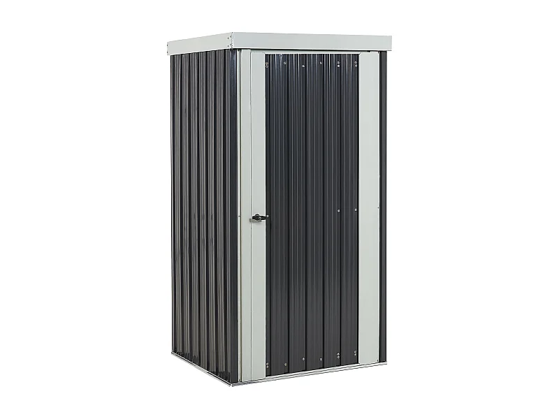 Cobertizo de jardín UMBRIA Metal 98 cm 77 cm Negro
