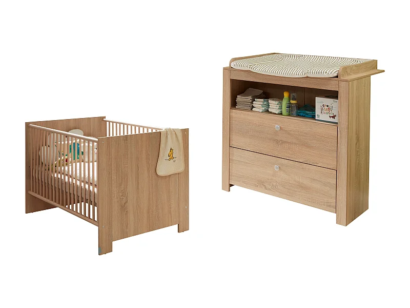 Sonoma Cynthia houten duo babykamer - 2 kamers