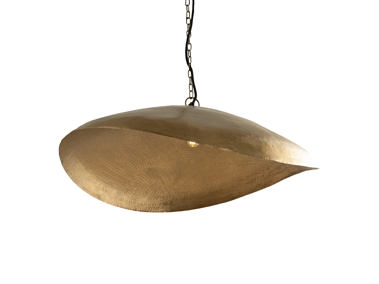 Sospensione in metallo dorato 72 cm - Elora