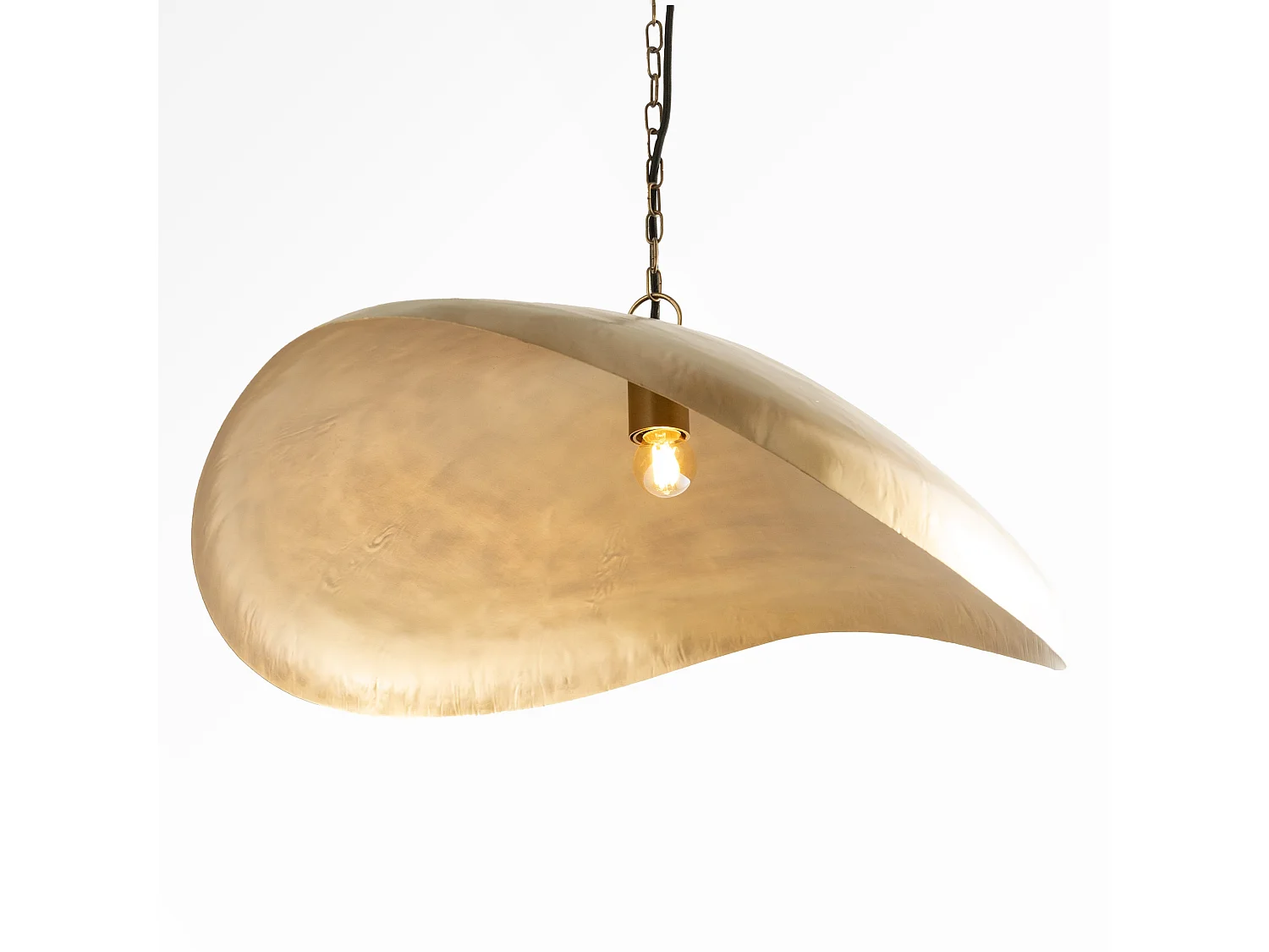 Sospensione in metallo dorato 74 cm - Pacha