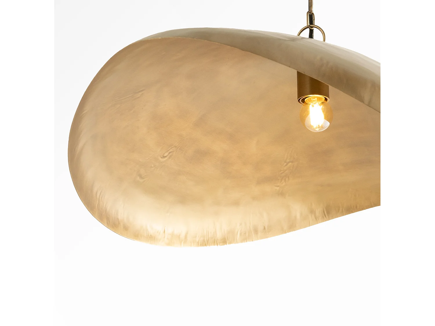 Sospensione in metallo dorato 74 cm - Pacha
