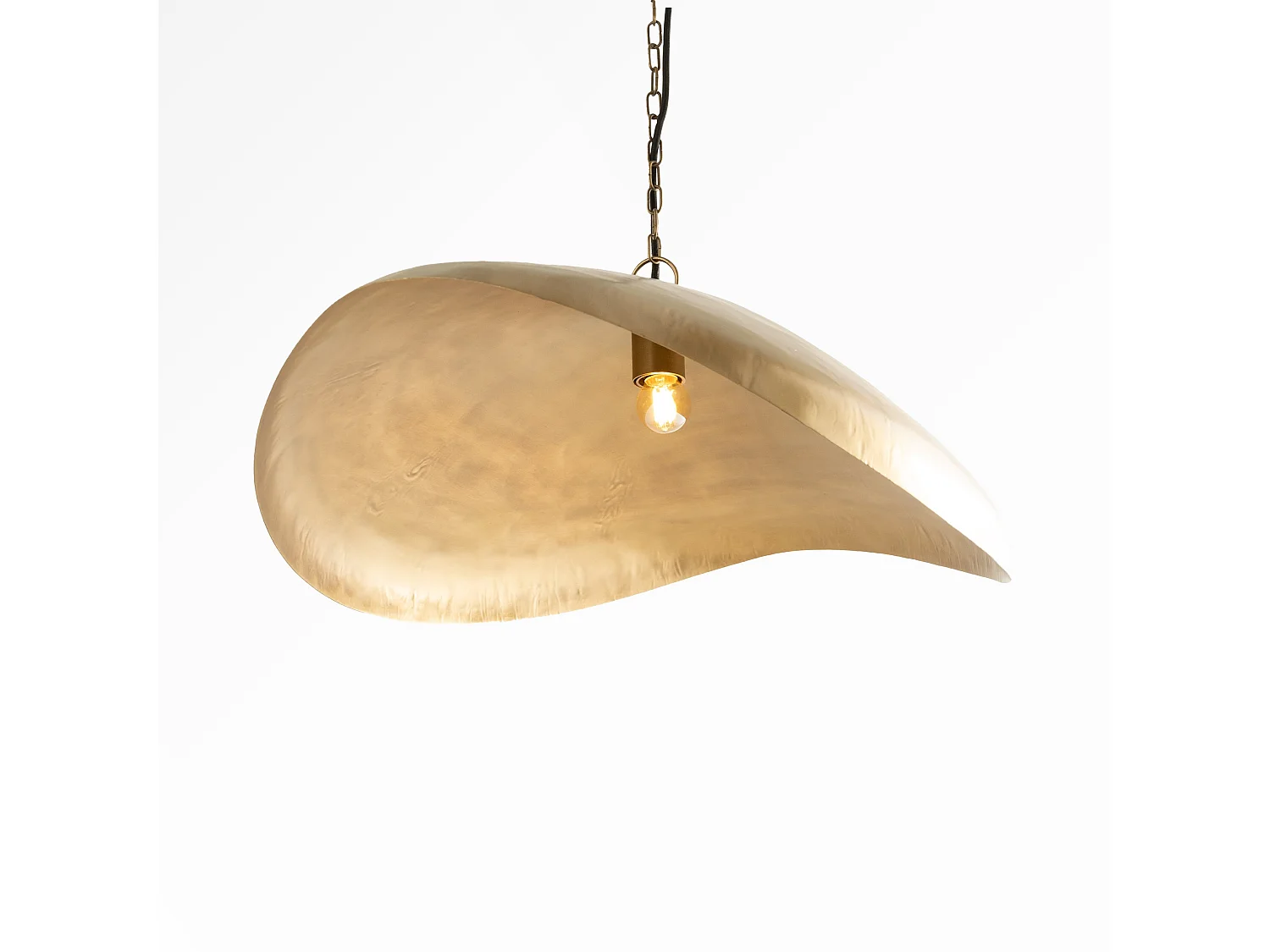 Sospensione in metallo dorato 74 cm - Pacha
