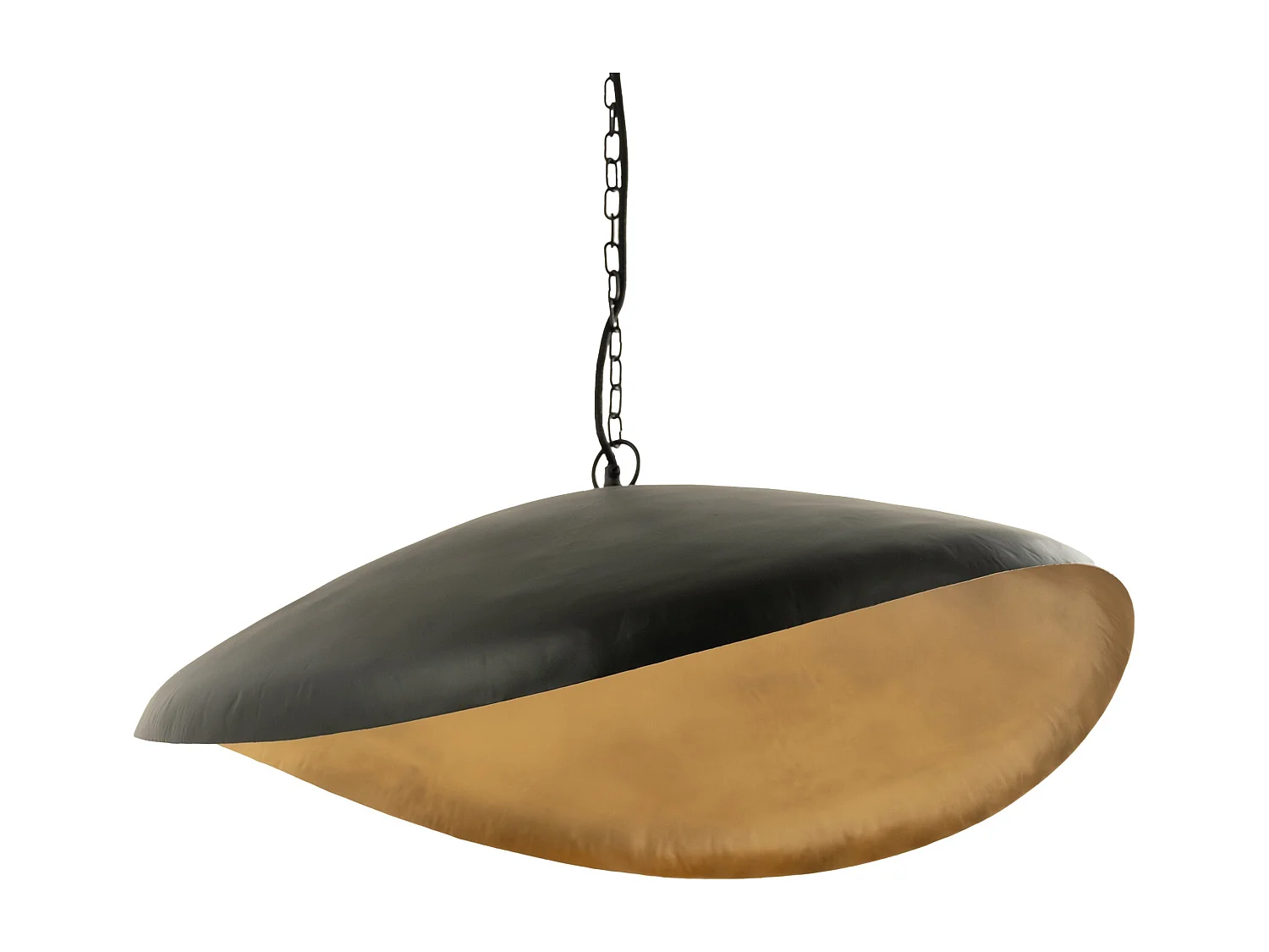 Lámpara de techo de metal negro y dorado D74 - Pacha