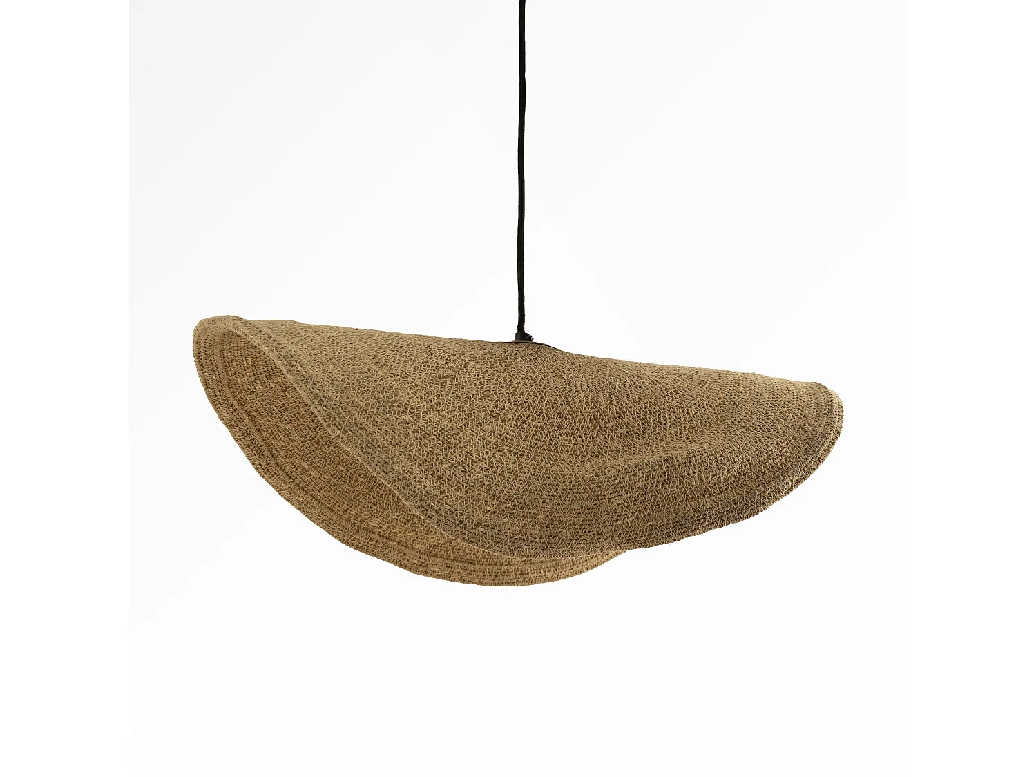Lámpara de techo de material natural y metal D61 cm - Maho
