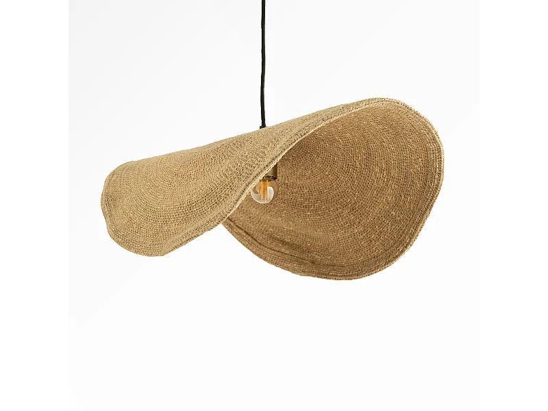 Suspension en matière naturelle et métal 61 cm - Maho