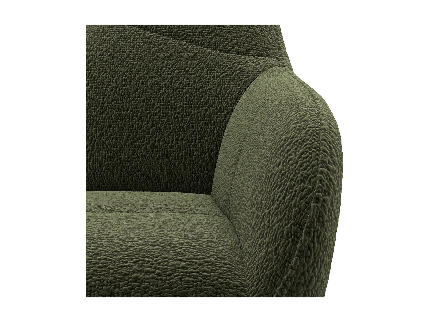 LEA-Poltrona da bar in tessuto Cosy Army (x2)