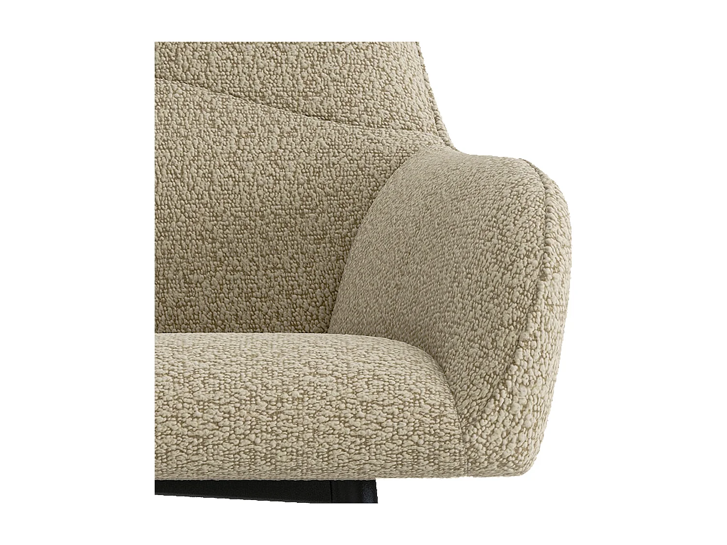 LEA-Poltrona da bar in tessuto Cosy Mastic (x2)