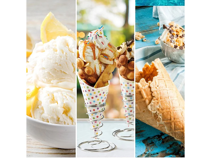 Bougie Gaufre banane caramel grand modèle